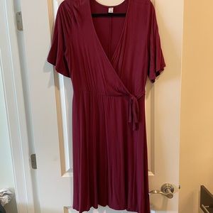 Maroon Old Navy Dress